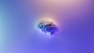 Brain drop water blue purple - affinity photo free wallpaper