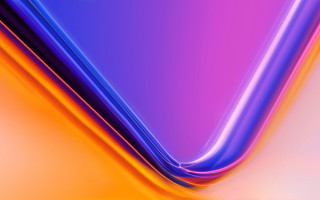 Futuristic smartphone colorful background curved - futurism free wallpaper