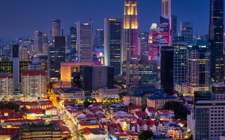 City skyline night lights tokyo - building free wallpaper