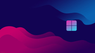 Window wall purple blue pink - cubist free wallpaper