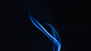 Blue smoke cup abstract illusionism - a cup free wallpaper