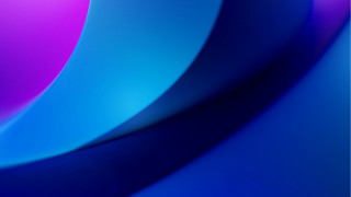 Blue purple curved white stripe - cinema 4 d free wallpaper