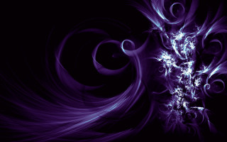 Purple abstract background swirly design - a white swirl free wallpaper
