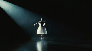 Woman white dress dark spotlight - cinematography free wallpaper