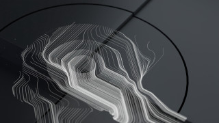 Black white circular lines generative - line free wallpaper