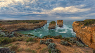 Rocky cliff water landscape australian - a rocky cliff free wallpaper