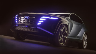 Futuristic blue light car dark - futurism free wallpaper