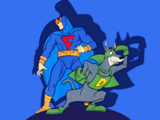 Dog man batman costume cartoon - heroic free wallpaper