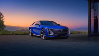 Blue car sunset mountain futurism - futurism free wallpaper