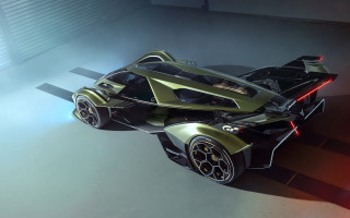 Futuristic military mecha car cockpit - the top of it free wallpaper