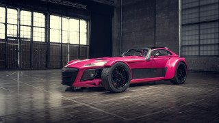 Pink sports car indoor wooden - a wooden floor free wallpaper