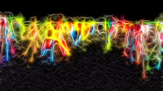 Colorful abstract black background glowing - a colorful text free wallpaper