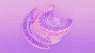 Purple pink abstract wavy gradient - pink background free wallpaper