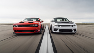 Cars track cloudy sky vroom - intense free wallpaper
