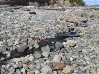 Rocky beach stream rocks cliff - andy goldsworthy free wallpaper