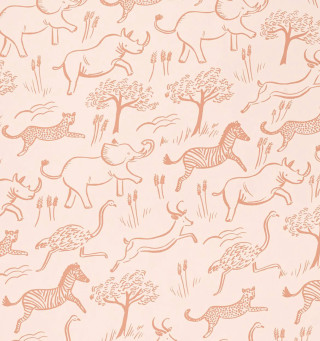 Animals trees pattern wallpaper design - wallpaper free wallpaper