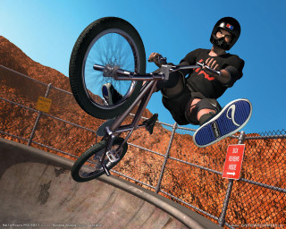 Man riding bike ramp skateboard - a skateboard in the air free wallpaper