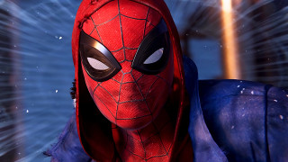 Spiderman blue suit red hoodie - insane free wallpaper