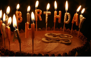 Birthday cake candles pretzel happy 2 - the word happy birthday free wallpaper