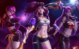 Kda girls starry purple costume - costume free wallpaper
