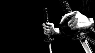 Baioken eishun sharp sword illustration - free minimalism wallpaper