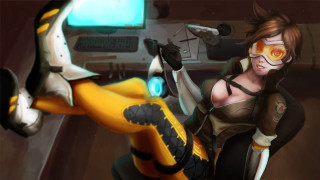 Futuristic woman cyberpunk suit gun - cyberpunk art free wallpaper