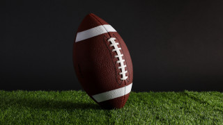 Football green field shadow nature - a football free wallpaper