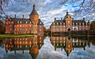 Castle pond clouds heidelberg flemish - heidelberg school free wallpaper