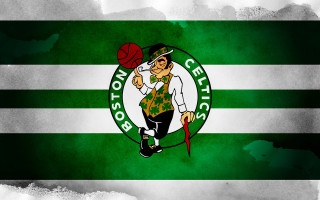 Boston basketball logo green background - allan brooks free wallpaper