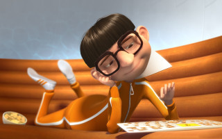 Cartoon character couch remote book - clovis trouille free wallpaper