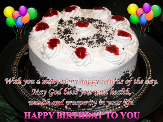 Birthday cake white frosting red - white frosting free wallpaper