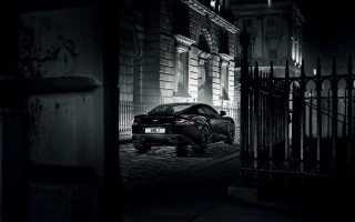 Car building night headlight mood - moody free wallpaper