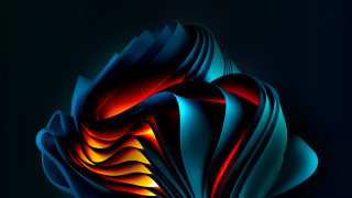 Colorful abstract sculpture gradient android - a colorful object free wallpaper