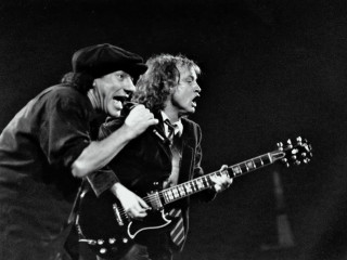 Two men singing playing guitars - guitar free wallpaper
