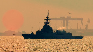 Boat crane sunset puzzle architecture - a sunset in the background free wallpaper