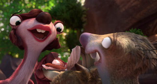 Cartoon dog toothbrush iceage forest - animated free wallpaper