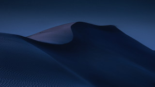 Large hill starry sky moon - a sky background free wallpaper for desktop
