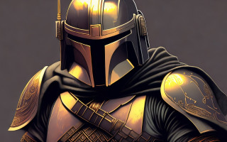 Star wars armor sword helmet - his hand and a helmet free wallpaper