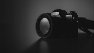 Camera lenscap side flash photorealism - shallow free wallpaper