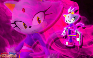 Cartoon cat pink background purple - a cat free wallpaper