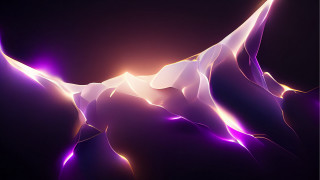 Purple light wave 3d volumetric - filip hodas free wallpaper