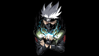 White hair man gun blue - lightning free wallpaper