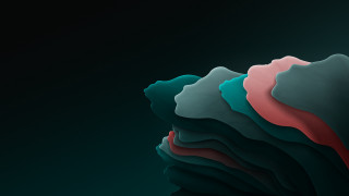 Black red green wave ambient - wave free wallpaper for desktop