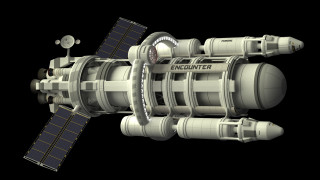 Space station satellite render space - image of a space station free wallpaper