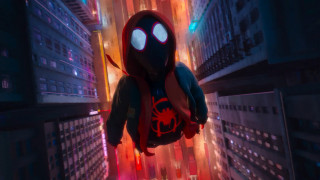 Spiderman cityscape night lights skyscraper - man free wallpaper