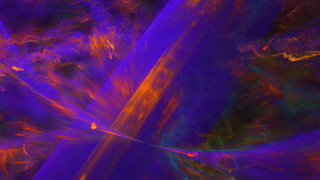 Colorful holographic mandelbrot cloud sunset - colorful picture free wallpaper