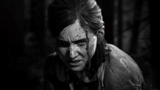 Man bloody face forest blackwhite - bloody free wallpaper