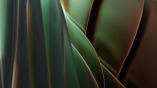 Abstract green brown wavy lines - abstract background free wallpaper
