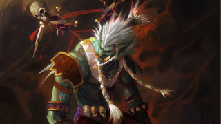 Fantasy skull armor sword beard - a skull free wallpaper