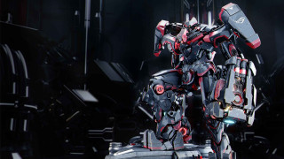 Robot glowing mecha shockart ambient - leg free wallpaper